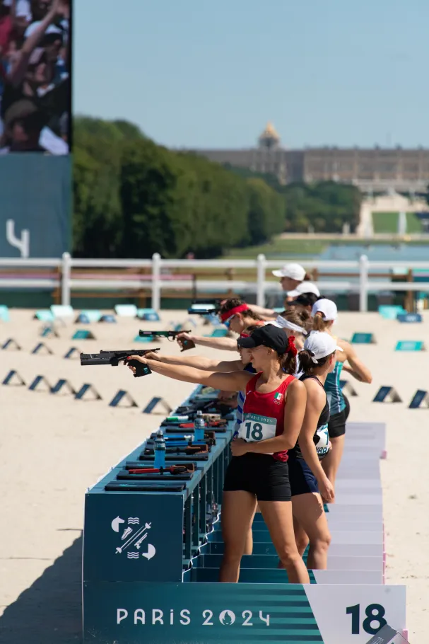 Épreuve de tir au pentathlon moderne