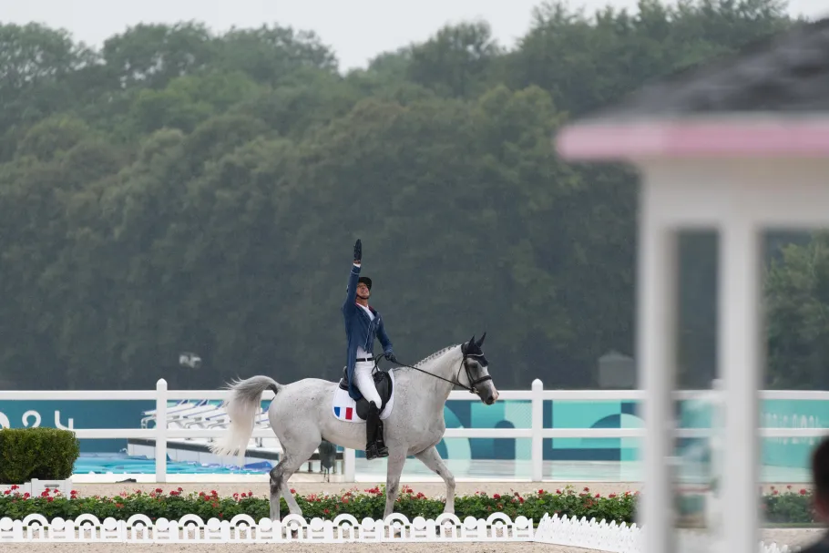 Epreuves d'équitation au château de Versailles