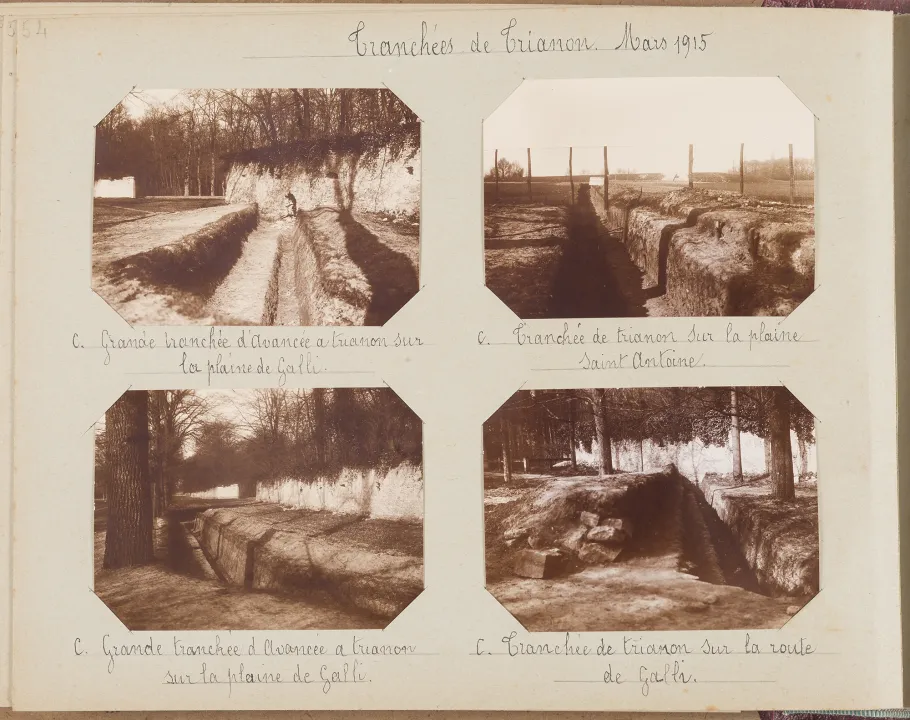 La ligne défensive protégeant le camp