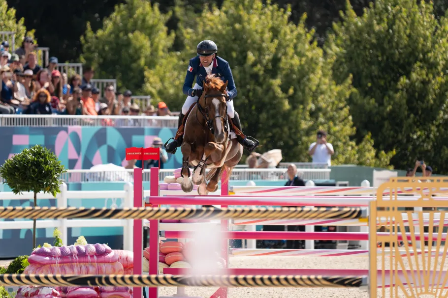 Epreuves d'équitation au château de Versailles